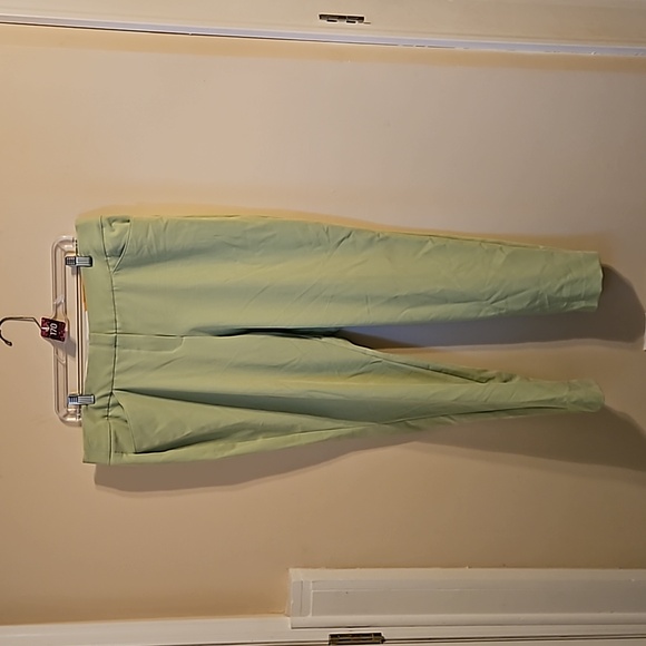 Worthington Pants - Worthington Lime Green straight ankle leg pants. NWT